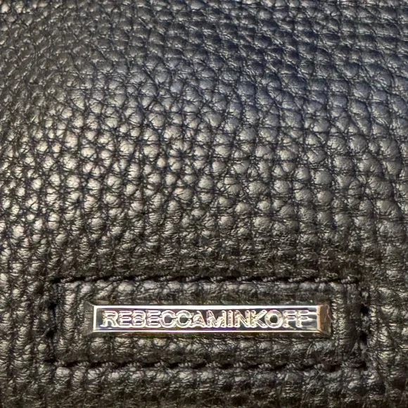 Rebecca Minkoff Black Leather Hobo with Whipstitch - Picture 7 of 11